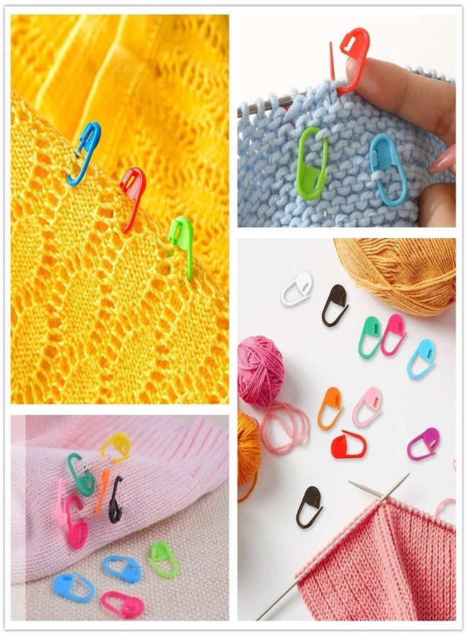 53 Arts 100 Pcs Stitch Markers Set for Knitting & Crochet | Locking Plastic Stitch Markers with Box | Durable Needle Clips for Yarn, DIY Sewing, and Handmade Craft Projects - Image 3